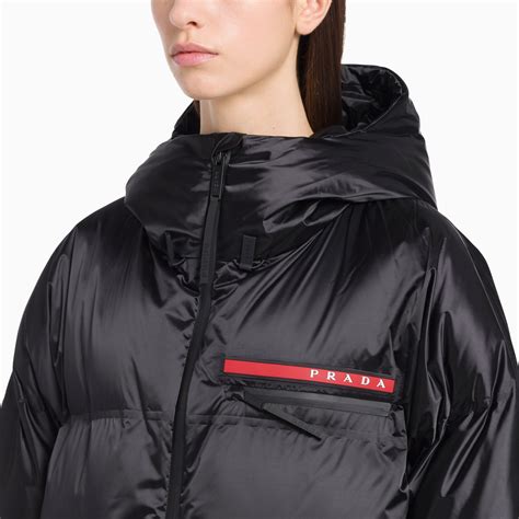 Vintage Prada Nylon Down Ski Jacket Black Colour Women’s 